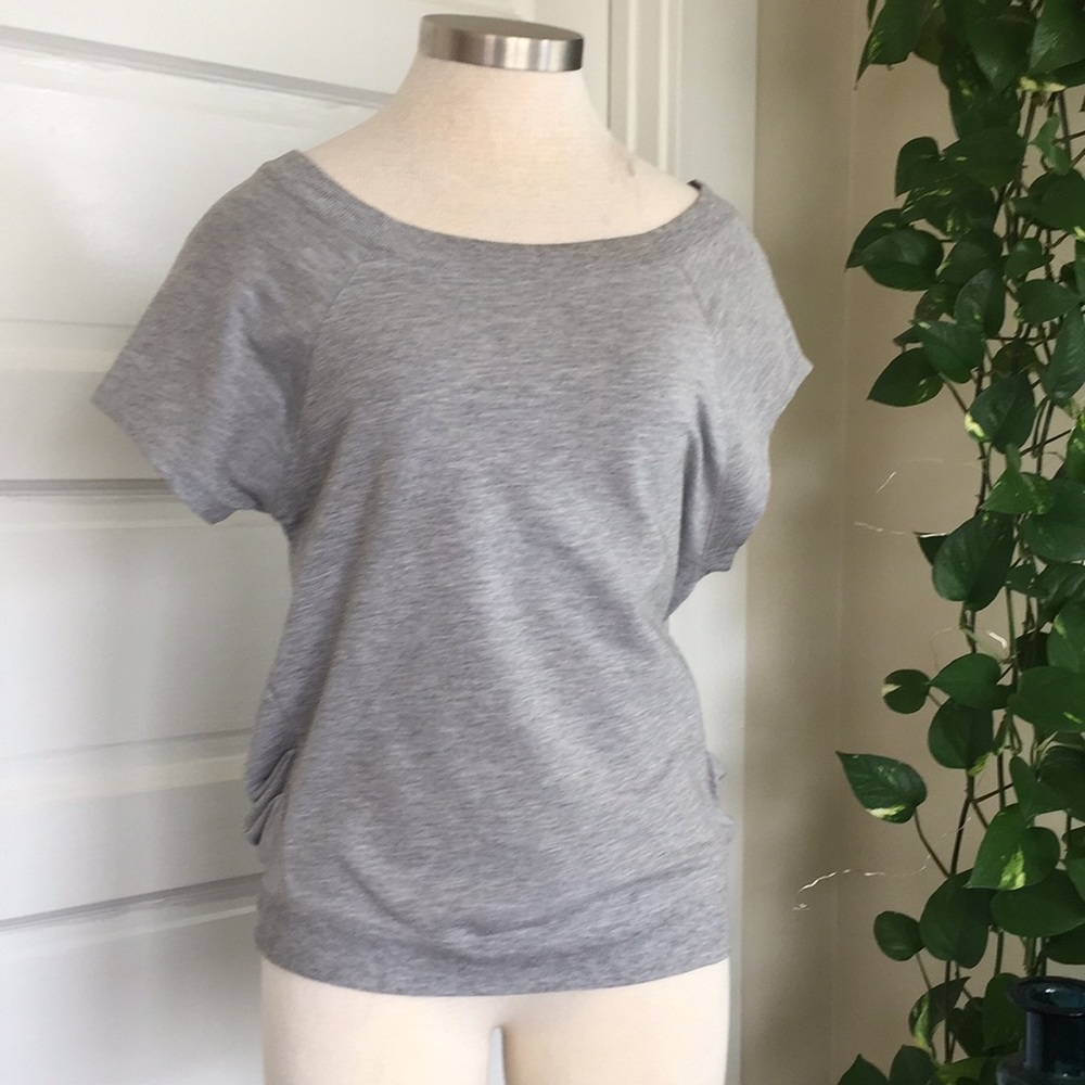 Vince Heather Gray Sweatshirt Top